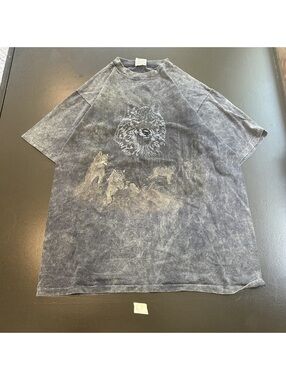 Harley Vintage Large Wolf Graphic T-Shirt Made in USA